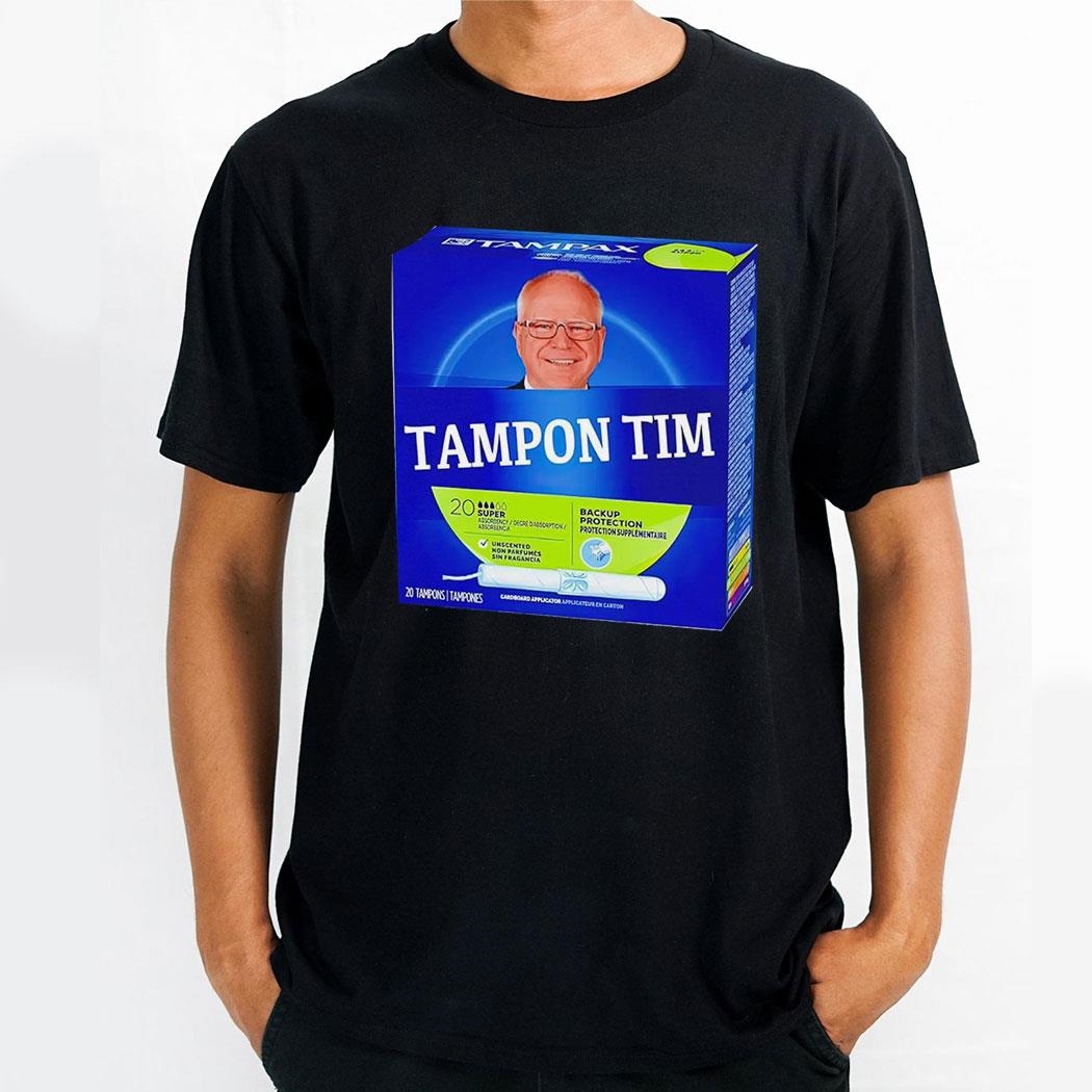 Tampon Tim Walz Tampax 2024 Shirt