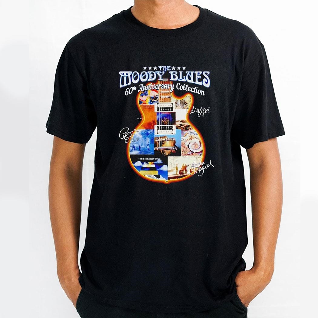 The Moody Blues 60th Anniversary Collection Signatures Shirt