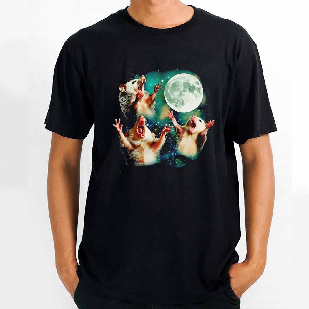 Three Possum Moon Shirt