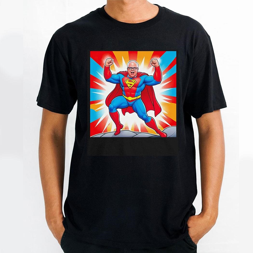 Tim Walz Super Hero Shirt