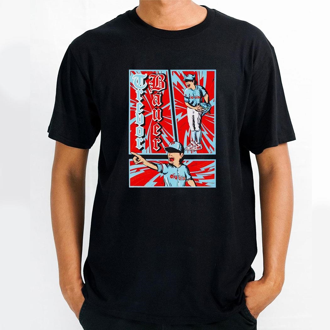 Trevor Bauer Diablos Comic Strip Shirt