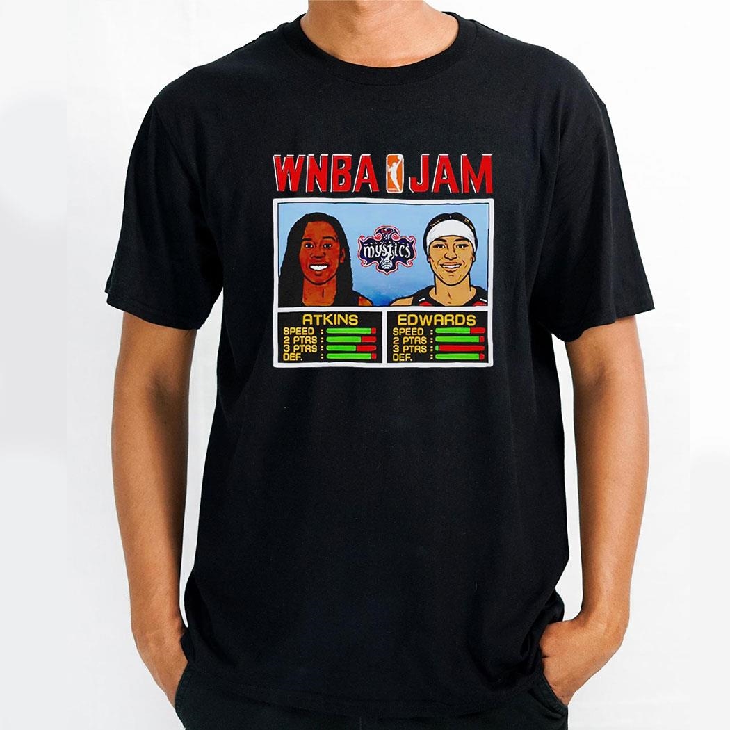Wnba Jam Mystics Atkins And Edwards Shirt