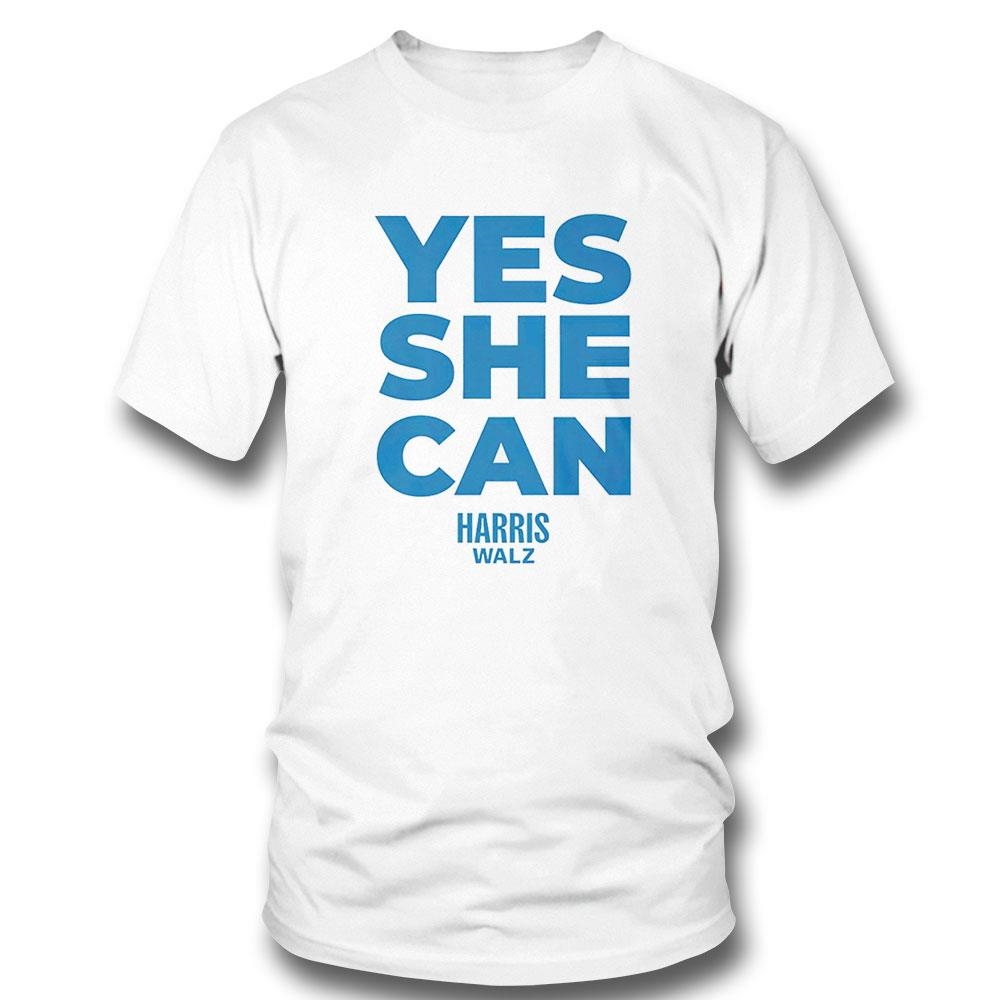 Yes She Can Harris Walz Shirt