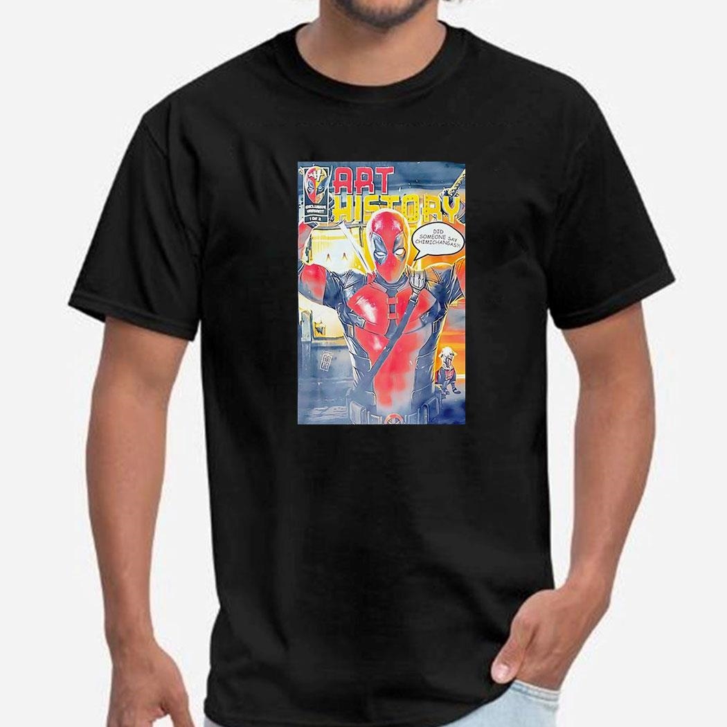 Art History Deadpool Poster Comic Shirt