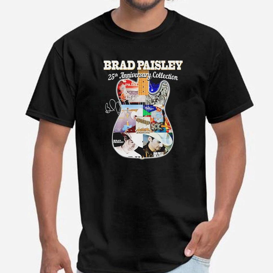 Brad Paisley 25th Anniversary Collection Signature Shirt