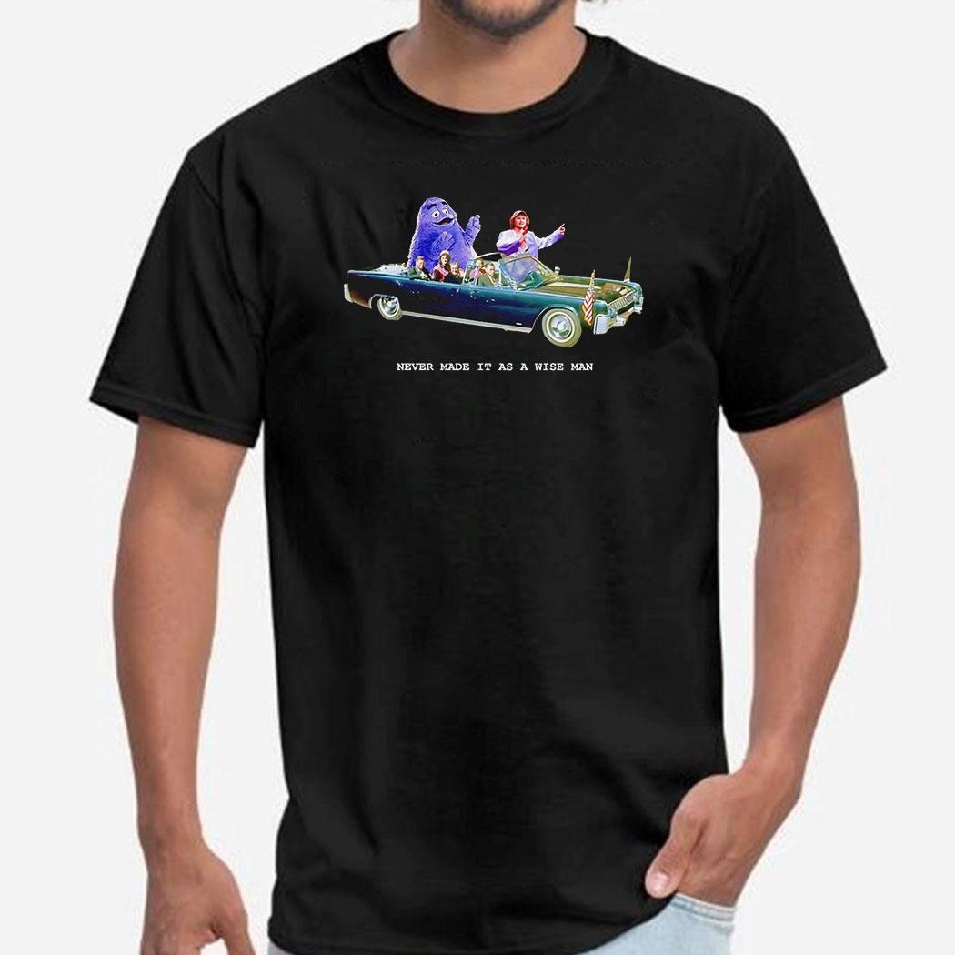 Casey Rocket And Grimace Shake Never Made It As A Wise Man Shirt