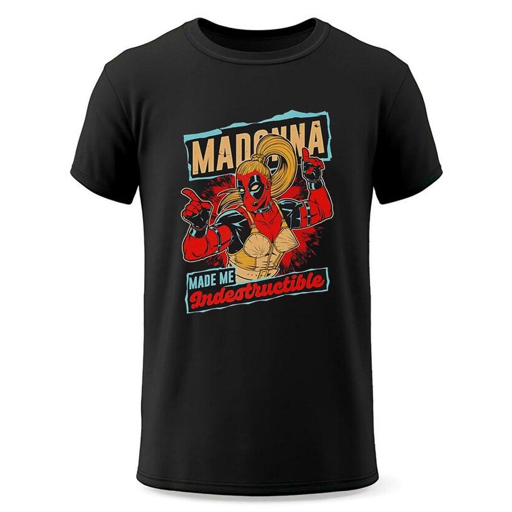 Deadpool And Wolverine Madonna Made Me Indestructible Pop Singer Dead Hero Shirt Deadpool And Wolverine Madonna Made Me Indestructible Pop Singer Dead Hero Shirt