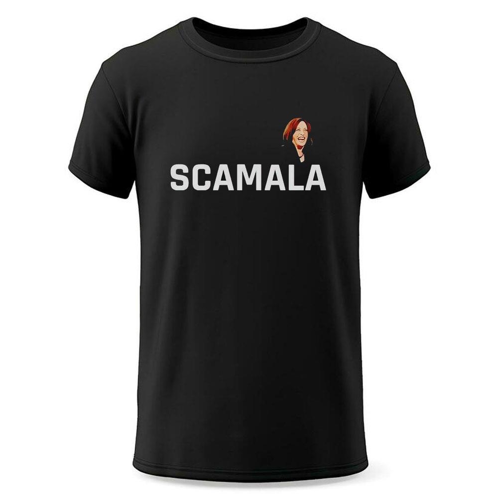 Kamala Harris Parody Scamala Caricature 2024 Shirt Kamala Harris Parody Scamala Caricature 2024 Shirt