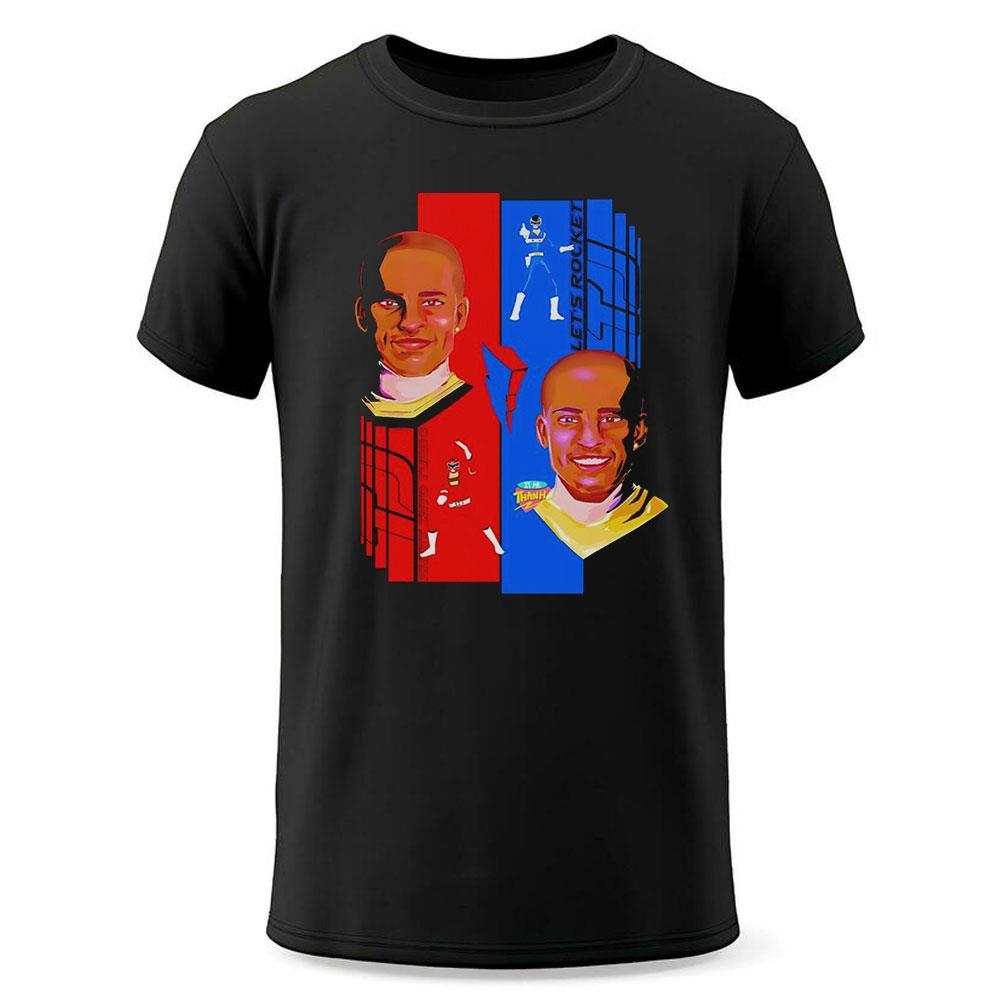 Lets Rocket Power Rangers Graphic Shirt Lets Rocket Power Rangers Graphic Shirt