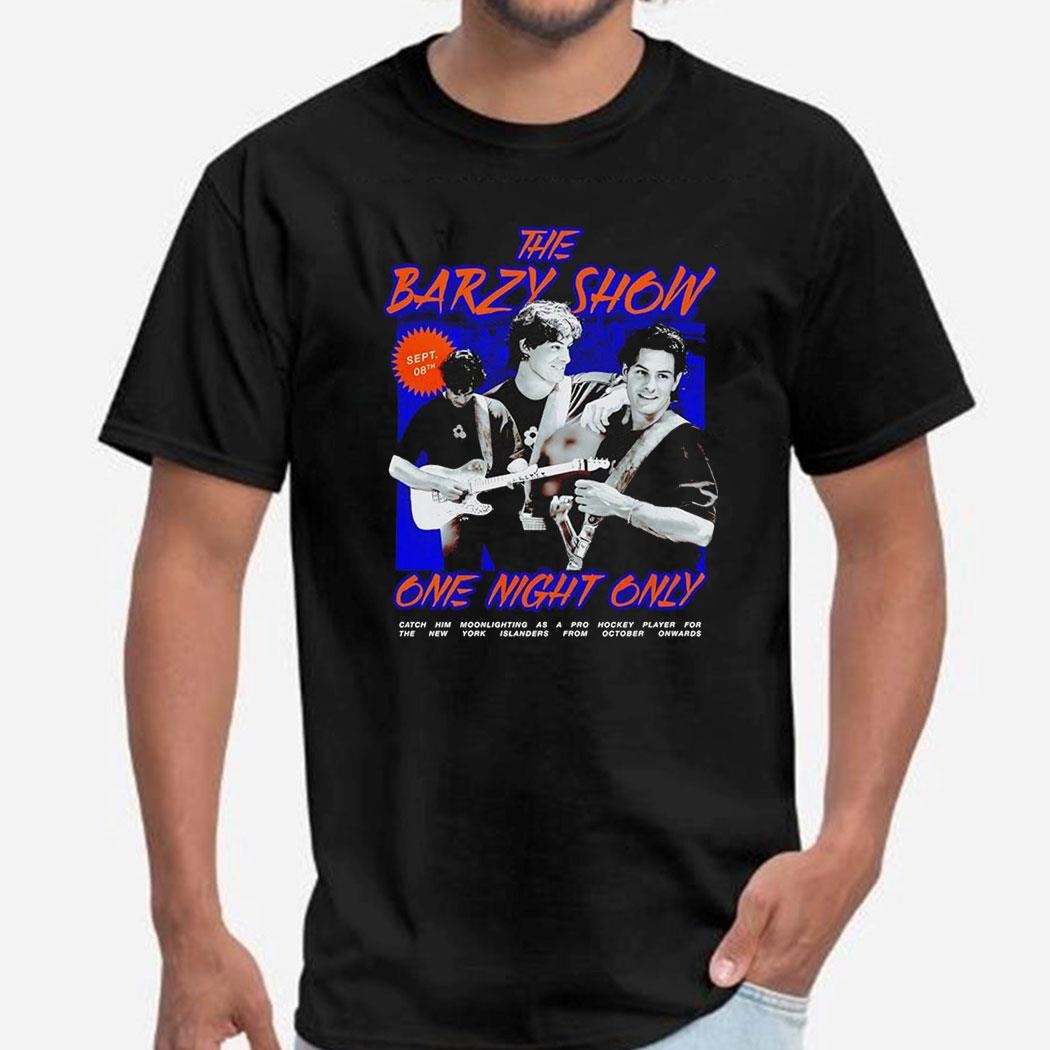 New York Islanders Mathew Barzal The Barzy Show One Night Only Shirt