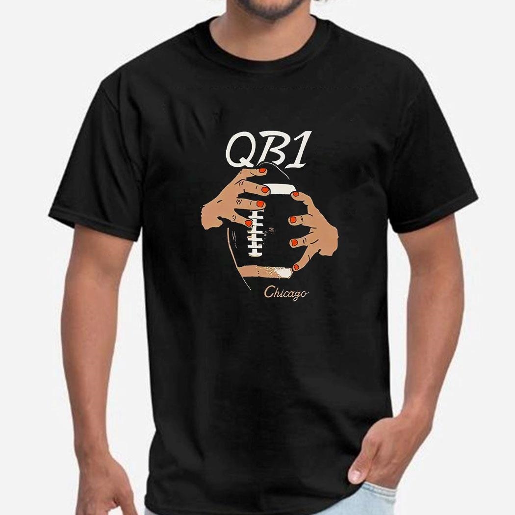 Qb1 Chicago Bears Football Hands Shirt Qb1 Chicago Bears Football Hands Shirt