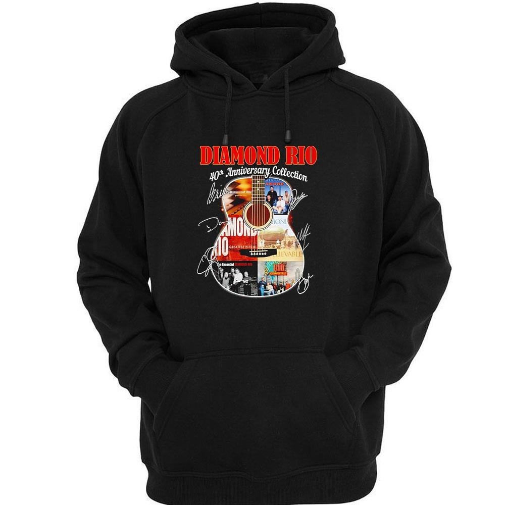 Diamond Rio 40th Anniversary Collection Signatures Shirt Diamond Rio 40th Anniversary Collection Signatures Shirt