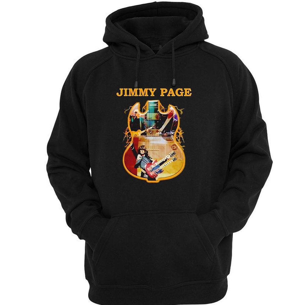 Jimmy Page Guitar Lightning Shirt Jimmy Page Guitar Lightning Shirt