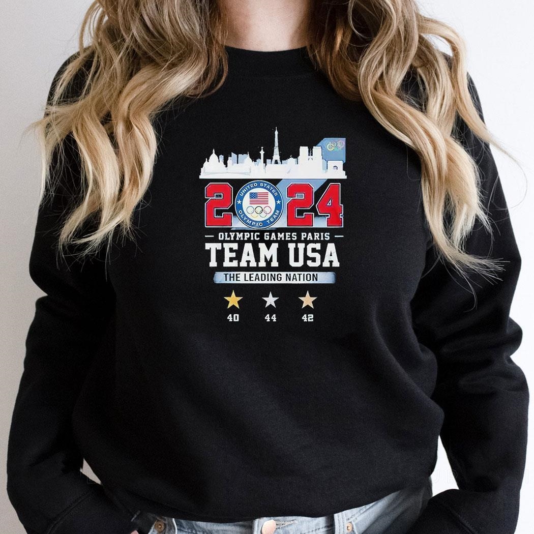 2024 Olympic Games Paris Usa Team The Leading Nation Shirt