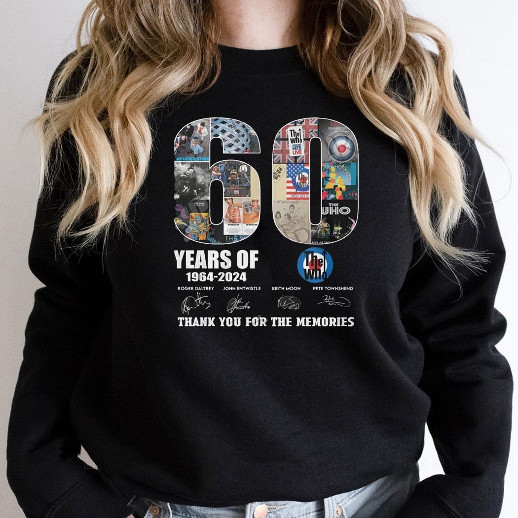 60 Years Of 1964 2024 Thank You For The Memories Shirt