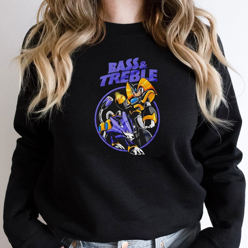 Bass And Treble From Mega Man X Black Sabbath Game Shirt