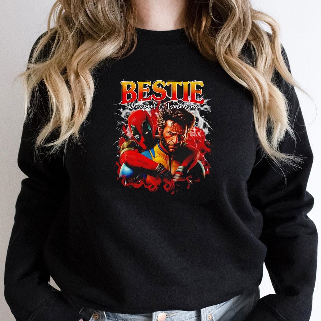 Beestie Marvel Deadpool And Woliverine Shirt