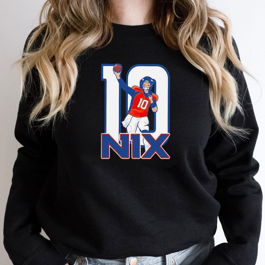 Bo Nix 10 Denver Broncos Shirt