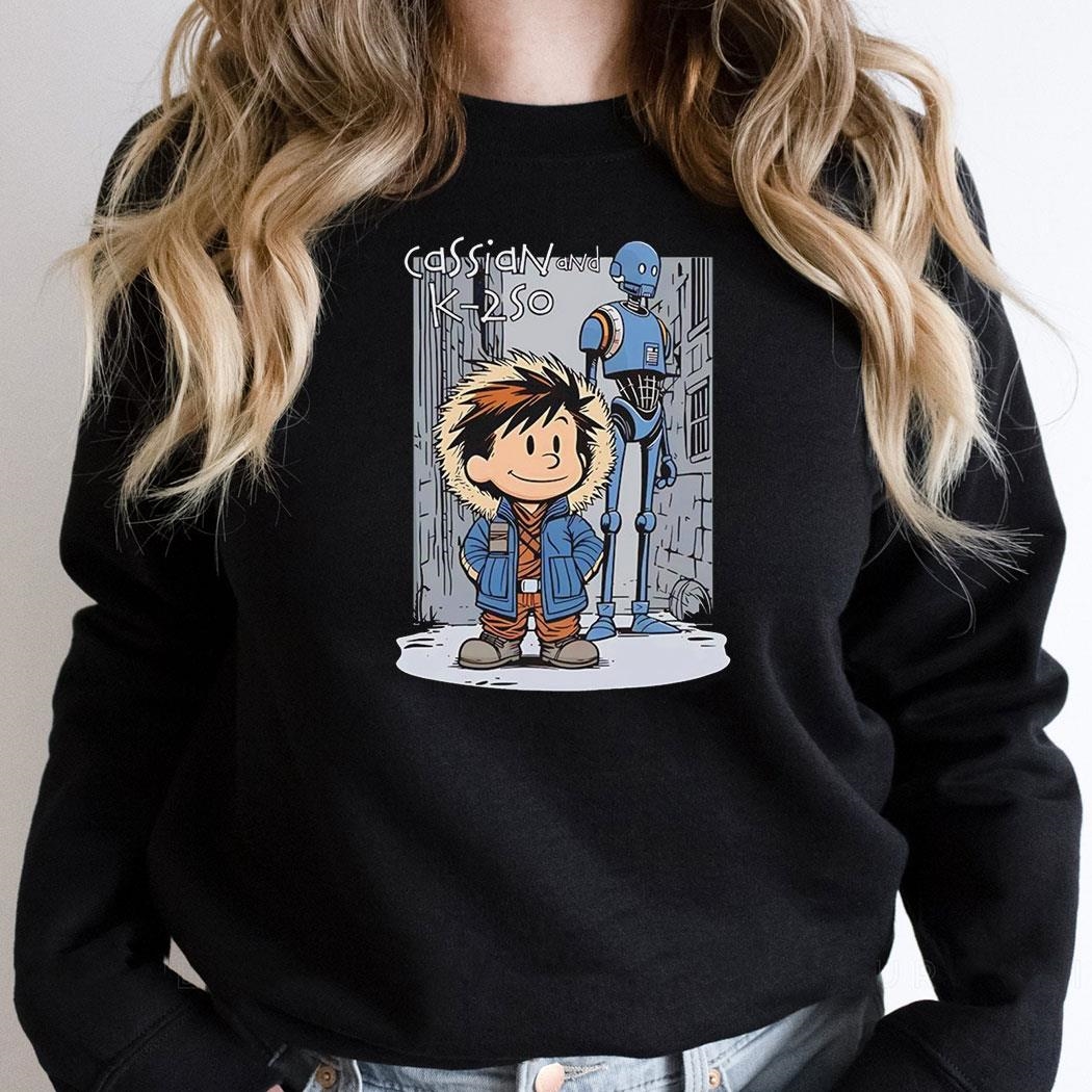 Cassian And K 2so Style Of Calvin And Hobbes Shirt