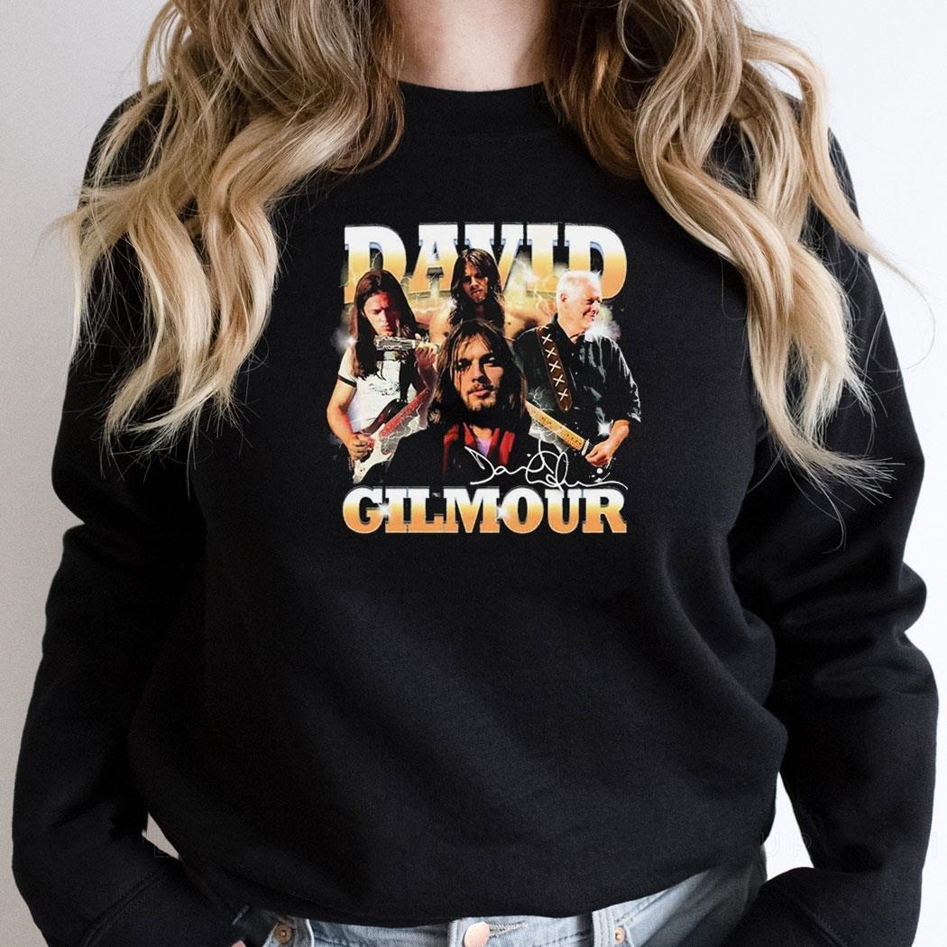 David Gilmour Pink Floyd Member Retro Bootleg Vintage Signature Shirt