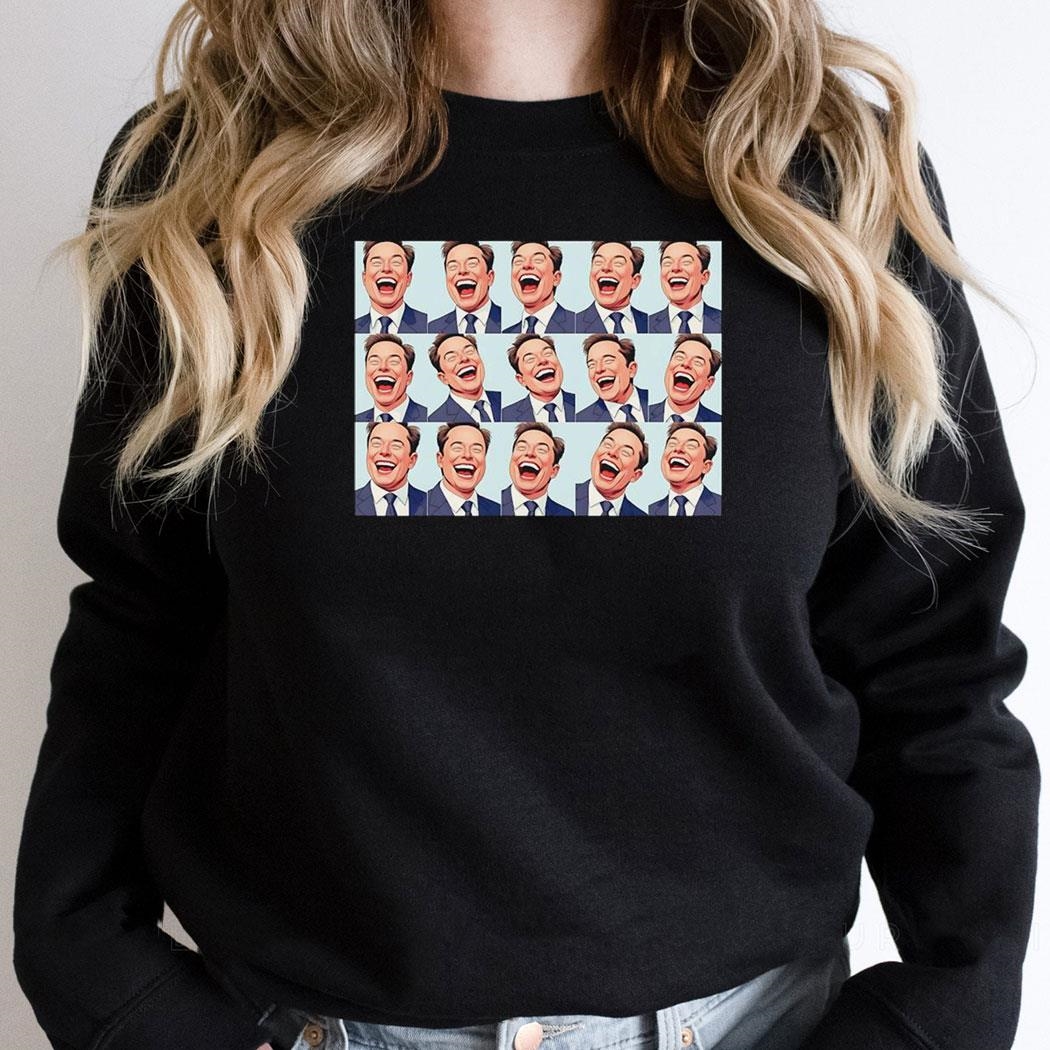 Elon Musk Smiling Emoji Shirt