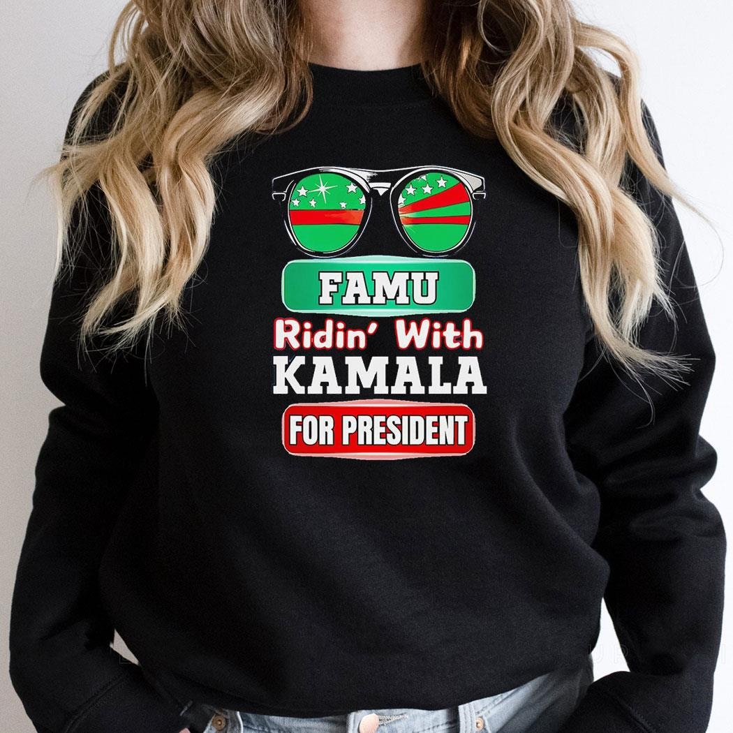 Famu Ridin With Kamala For President Shirt Famu Ridin With Kamala For President Shirt