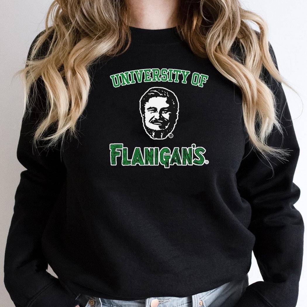 Flanigans Seafood Bar Grill University Of Flanigans Shirt