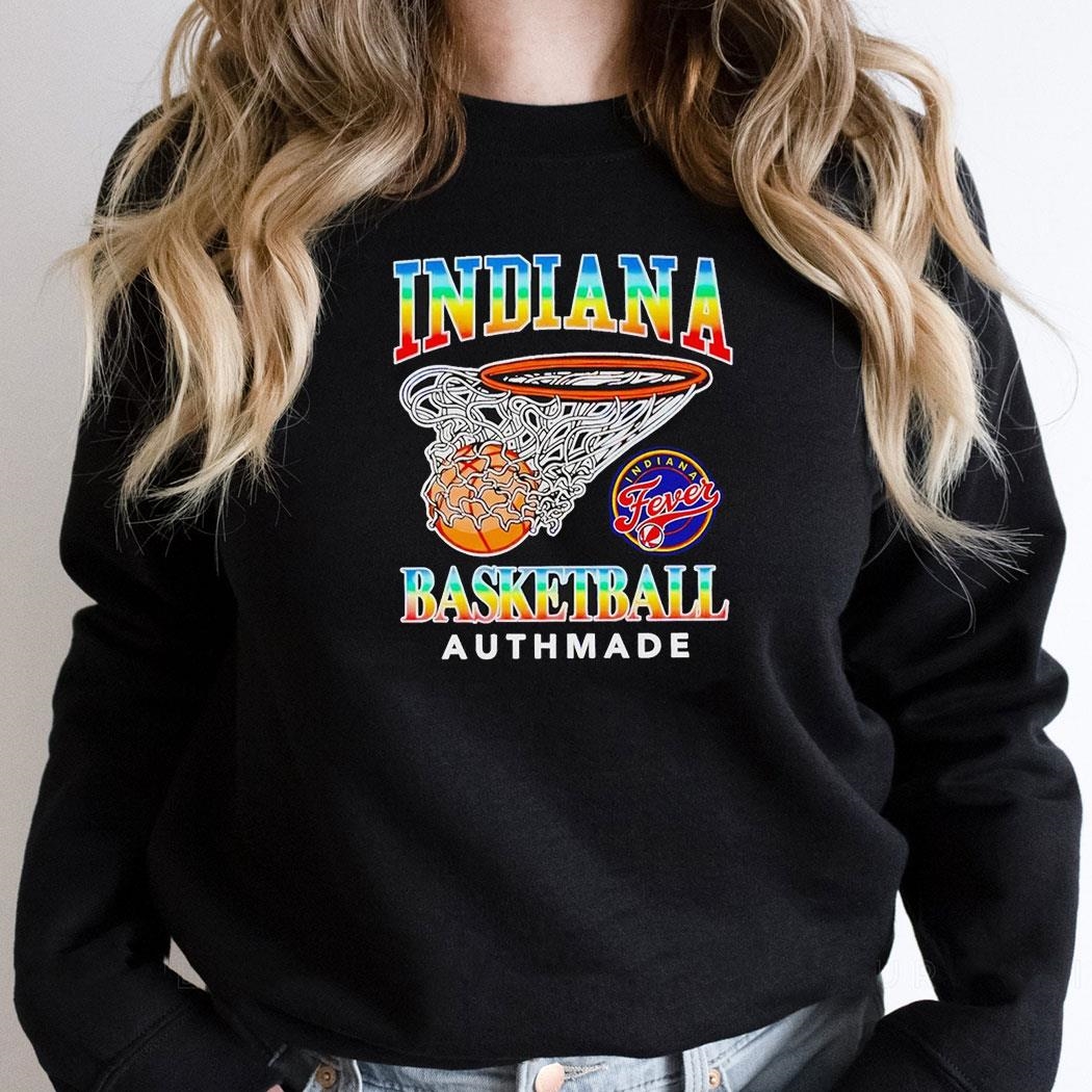Indiana Fever Basketball Wnba Authmade Shirt