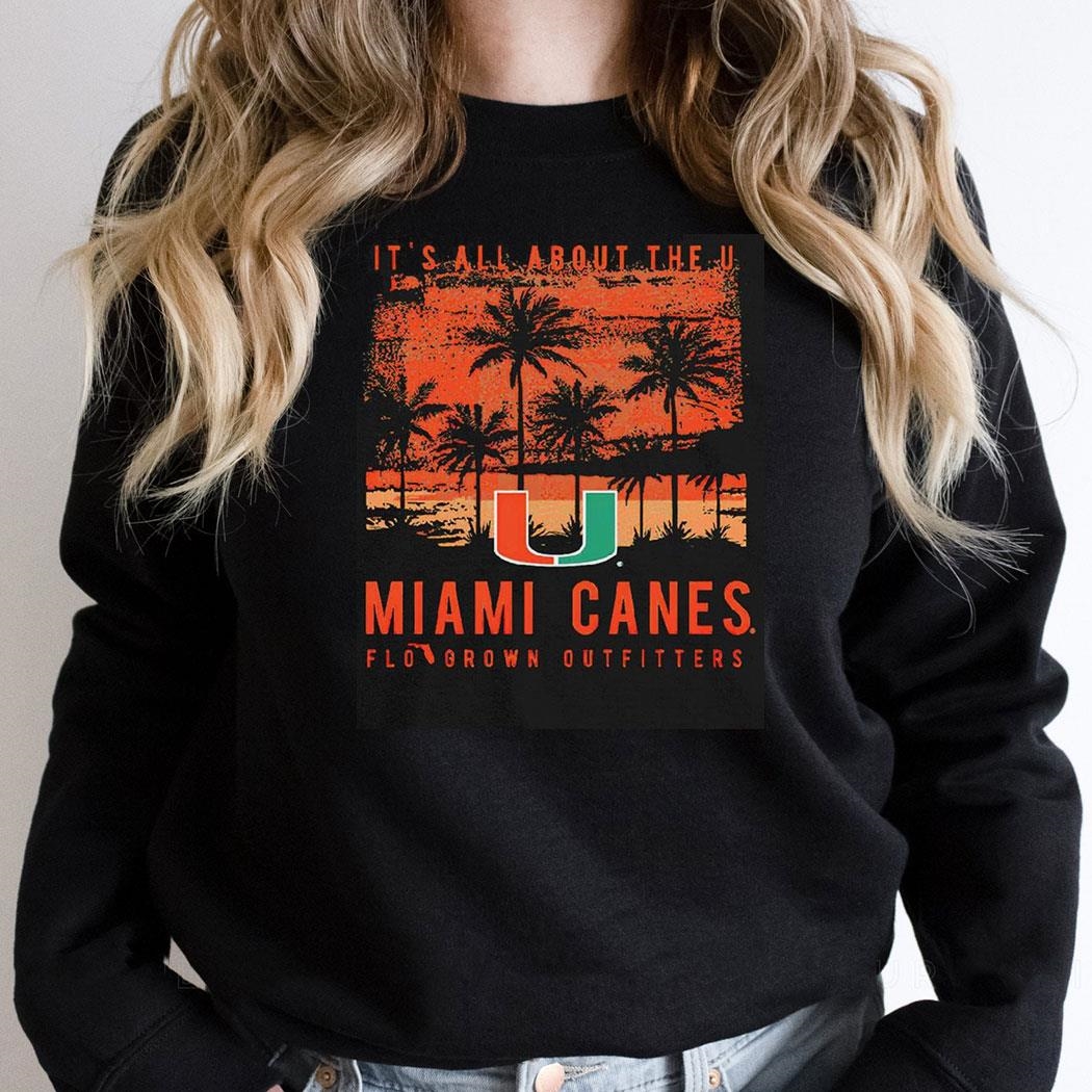 Its All About The Miami Hurricanes Best Coast Sunset Shirt