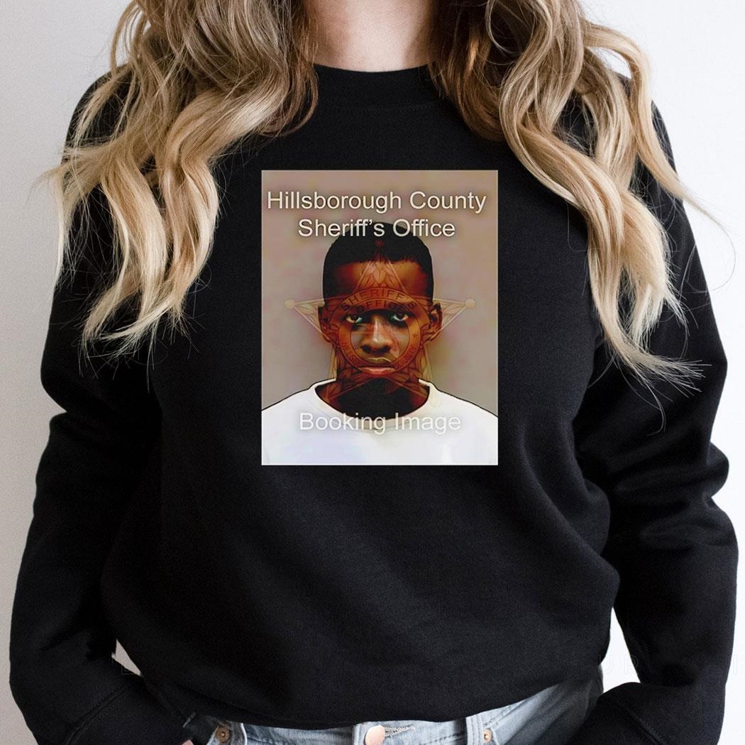 Jamanson Fremond Hillsborough County Sheriffs Office Booking Image Tee Shirt