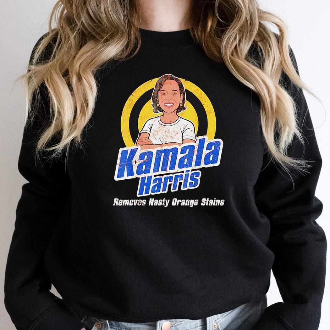 Kamala Harris 2024 Removes Nasty Orange Stains Shirt