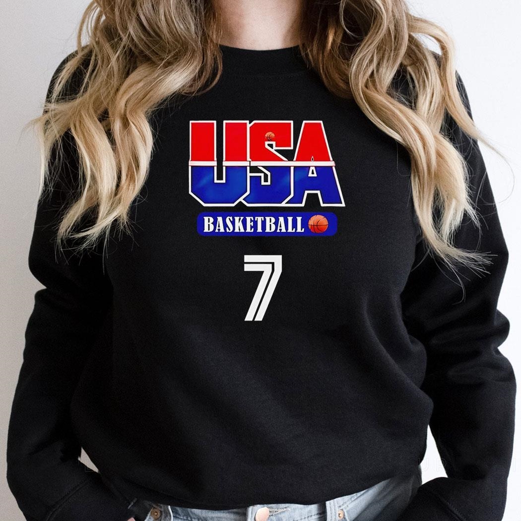 Kevin Durant 7 Usa Basketball Shirt