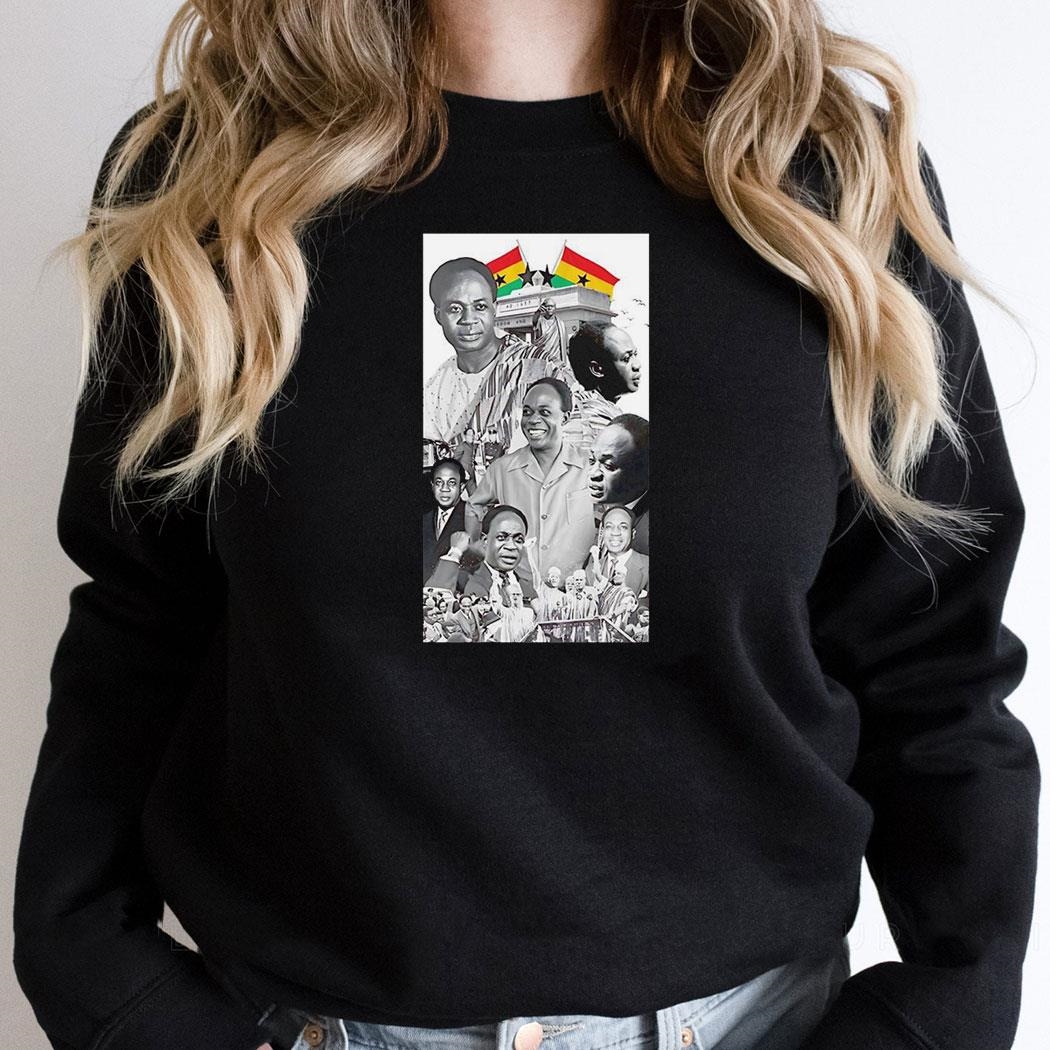 Kwame Nkrumah Ghanaian Flag Graphic Shirt Kwame Nkrumah Ghanaian Flag Graphic Shirt