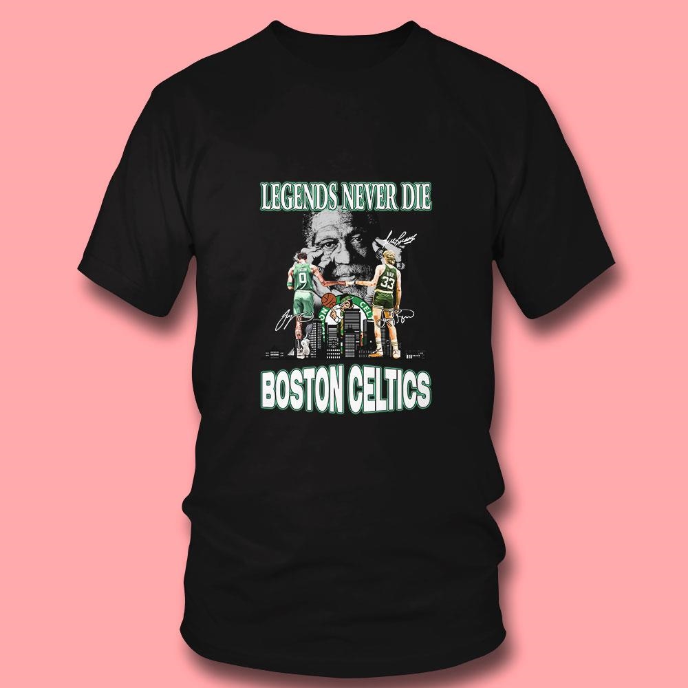 Legends Never Die Jayson Tatum And Larry Bird Boston Celtics Signatures Shirt Legends Never Die Jayson Tatum And Larry Bird Boston Celtics Signatures Shirt
