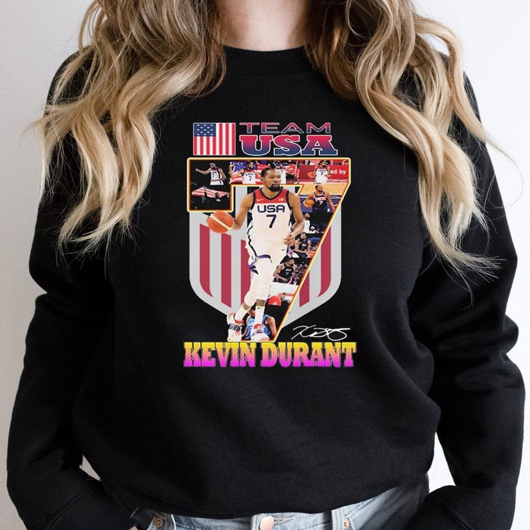 Team Usa Kevin Durant Basketball Graphics Design Signature Shirt