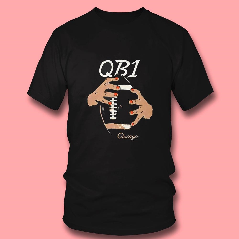 Qb1 Chicago Bears Football Hands Shirt Qb1 Chicago Bears Football Hands Shirt