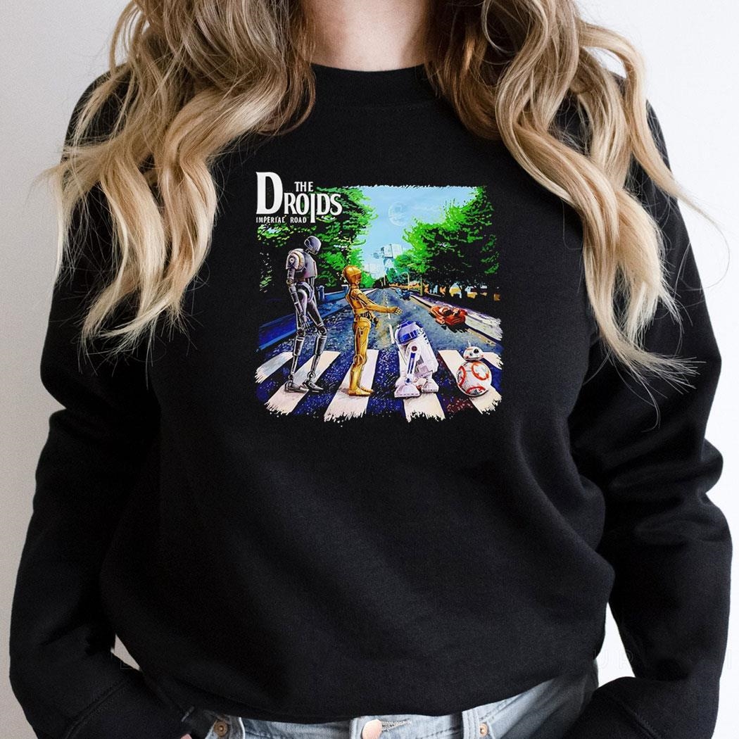 R2d2 C3po Bb8 The Driods Imperial Road Abbey Road Shirt