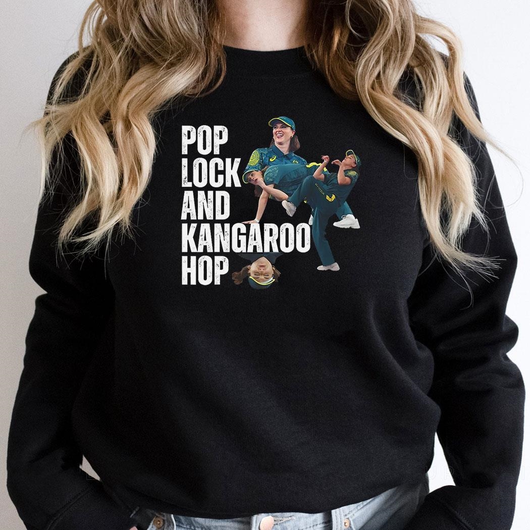 Raygun Breaking Australian Breakdancer Olympics Pop Lock And Kangaroo Hop Shirt