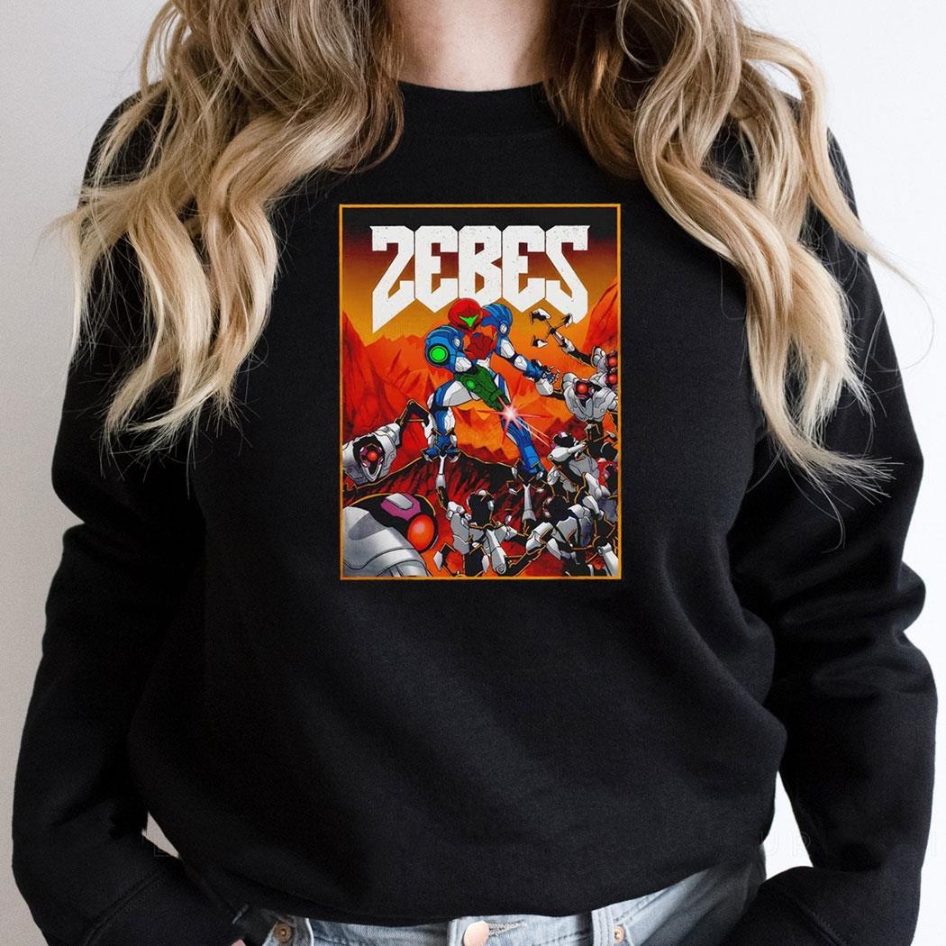 Rip And Tear Metroid In The Style Of Doom Shirt