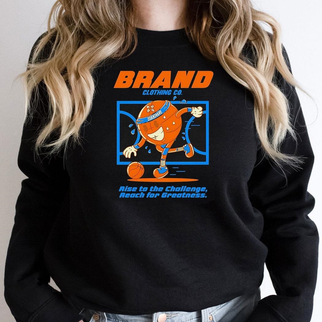 Rise To The Challenge Reach For Greatness Basketball Shirt