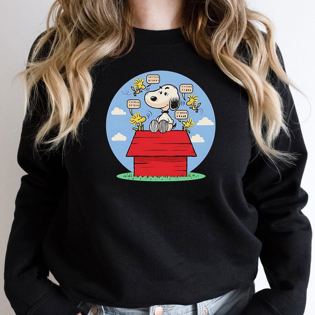 Snoopy And Woodstock A Little Bird Told Me Shirt