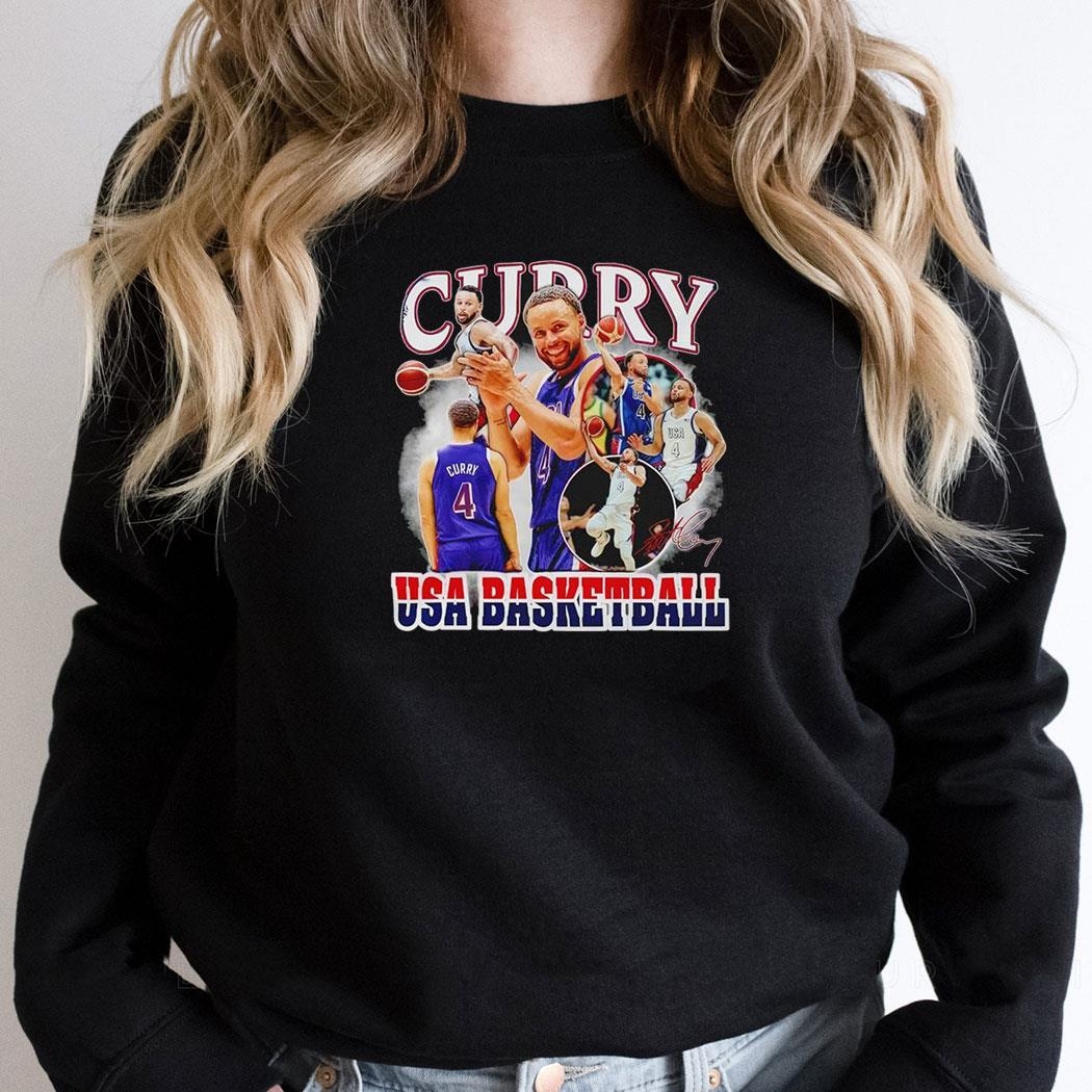 Stephen Curry Usa Basketball Night Night Shirt