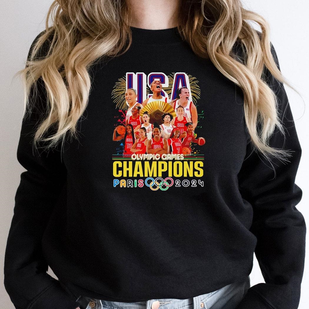 Team Usa Is The Champions Of 2024 Paris Olympic Games Shirt