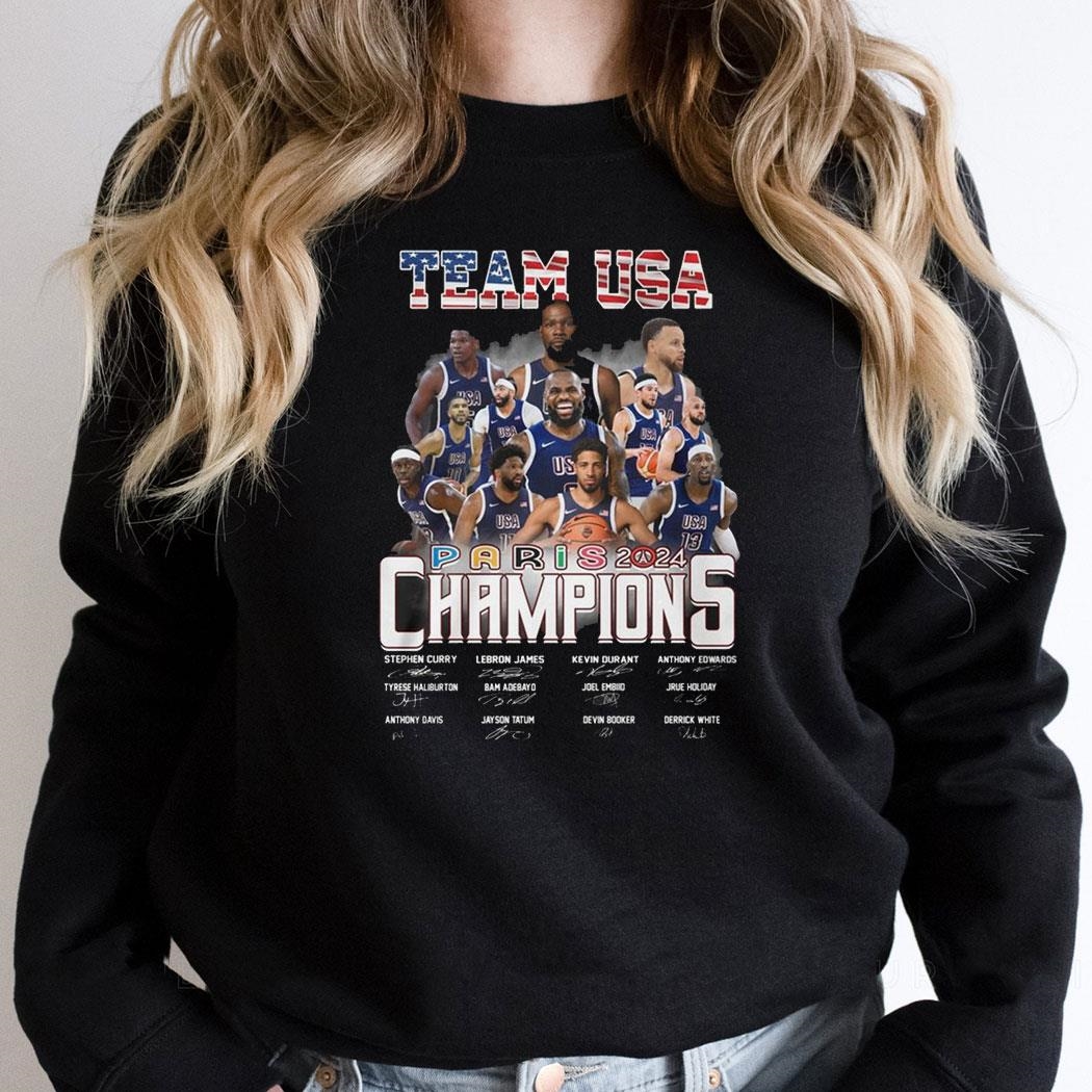 Team Usa Paris 2024 Champions Shirt