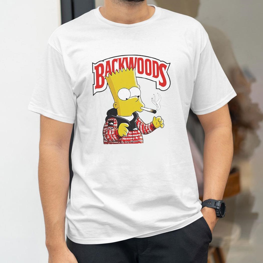 Backwoods Bart Simpson Smooking Shirt