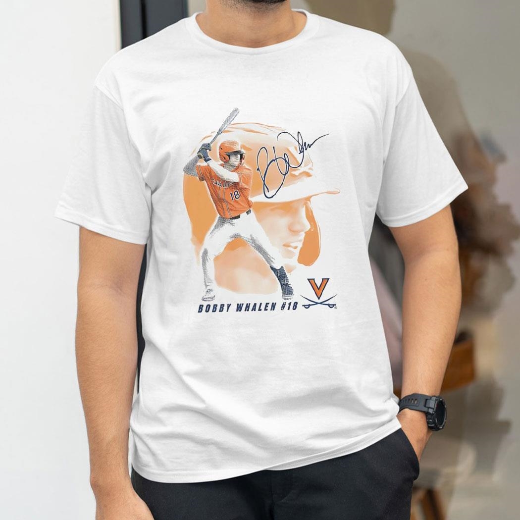 Bobby Whalen Virginia Cavaliers Big Head Signature Shirt