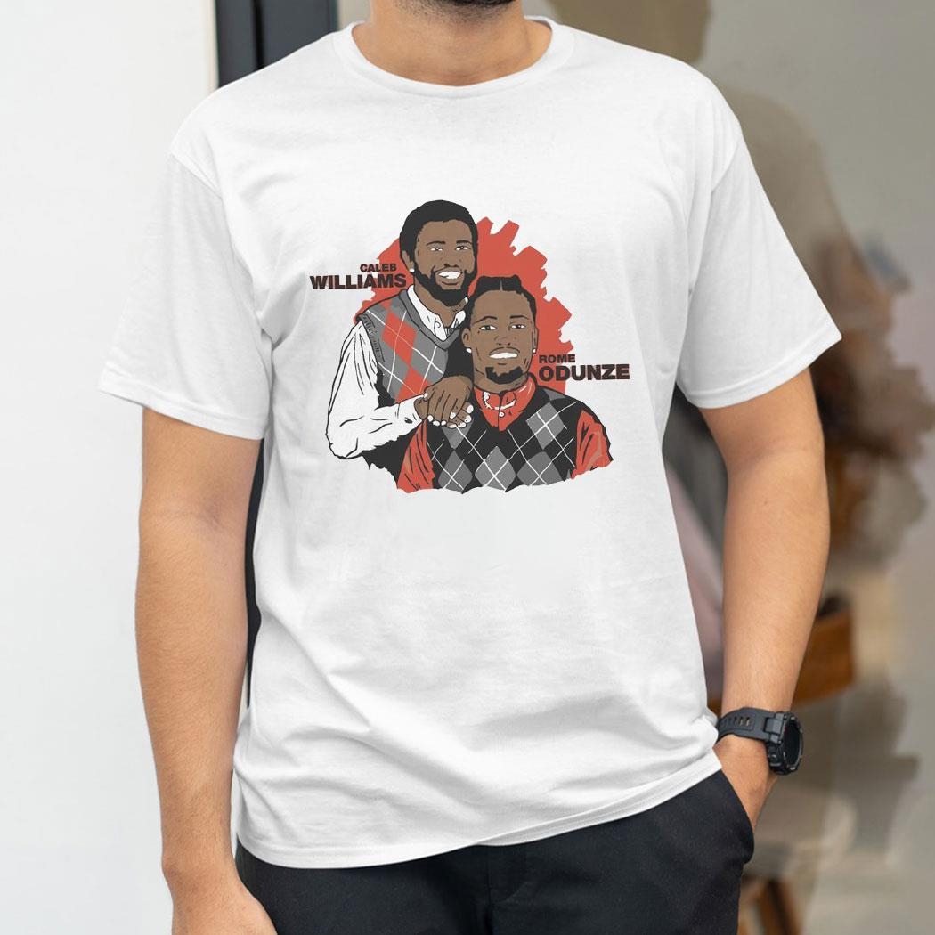 Caleb Williams And Rome Odunze Duo Portrait Shirt