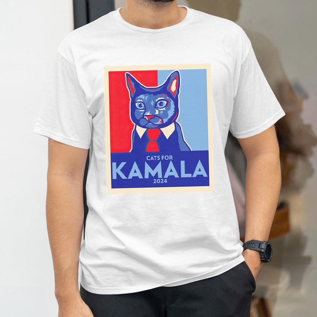 Cats For Kamala Harris 2024 Madam President Shirt