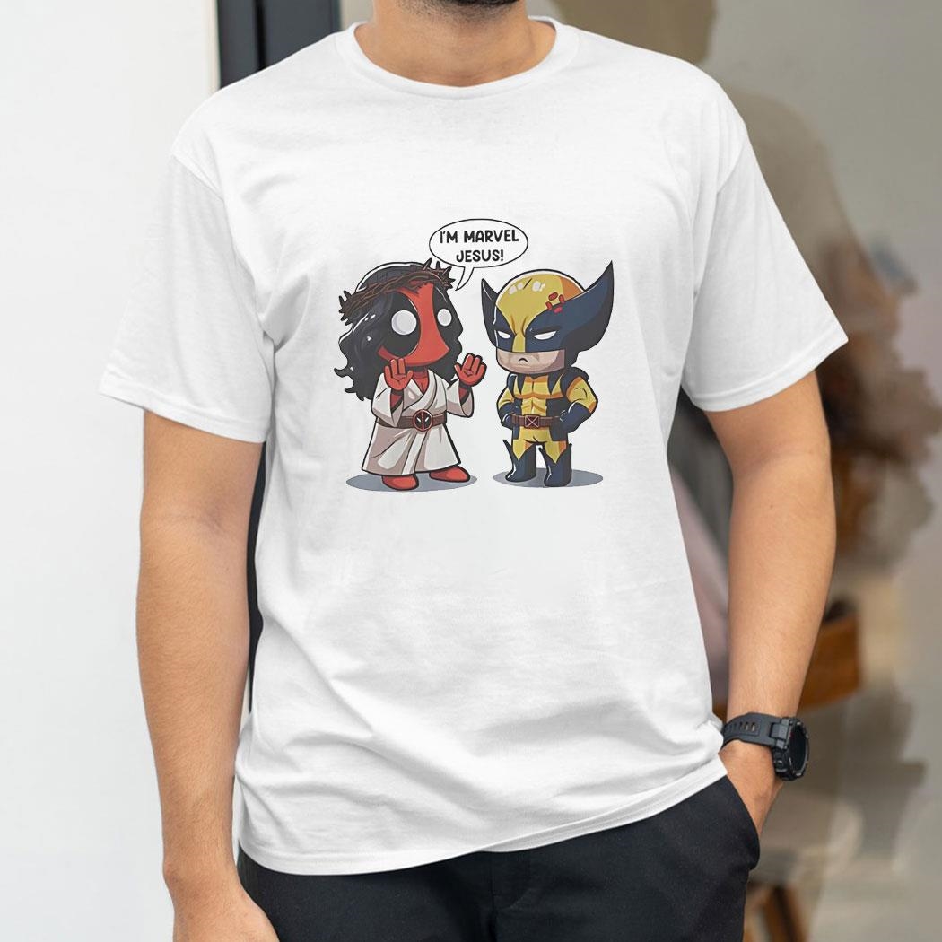 Deadpool And Wolverine Im Jesus Comic Shirt Hoodie Deadpool And Wolverine Im Jesus Comic Shirt Hoodie