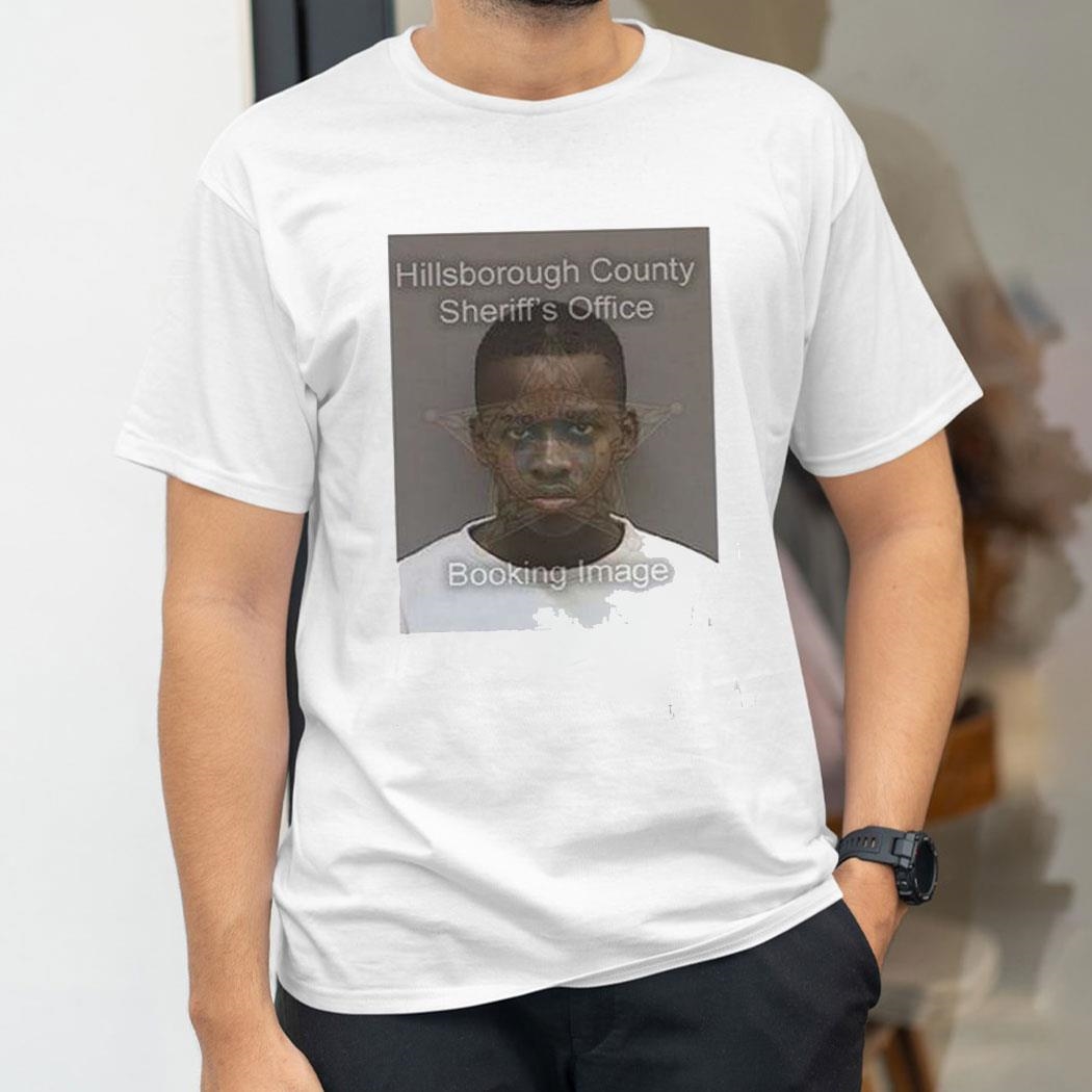 Jamanson Fremond Hillsborough County Sheriffs Office Booking Image Shirt